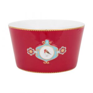 Love Birds Kırmızı Renk Kase 15 cm