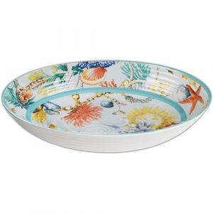 Baci Milano St. Tropez  Melamin Oval Servis Kasesi 33x23 cm