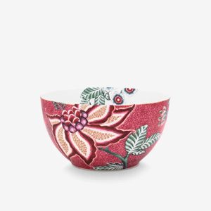 Flower-Festival-Porselen-Kase-Kırmızı-Renk-15-cm