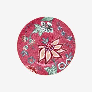 Flower-Festival-Porselen-Pasta-Tabağı-Kırmızı-Renk-17-cm