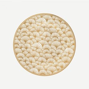 Jacqueline-Porselen-Kahvaltı-Tabağı-Altın-Rengi-20-cm