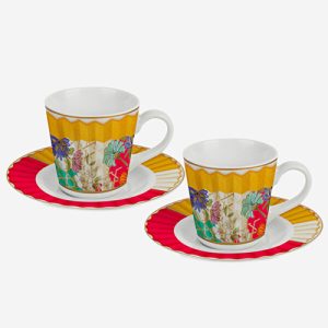 Ventagli 2'li Porselen Kahve Fincanı 70 ml