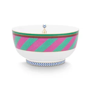 Pembe Yeşil Porselen Salata Kasesi 15,5 cm Chique Collection by Pip Studio