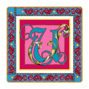 Ortigia U Harfli Mini Tepsi 15x15 Cm