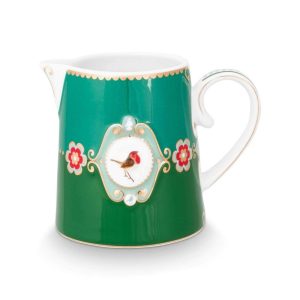 Love Bird Madalyon Desenli Sütlük Yeşil Renk 270 ml