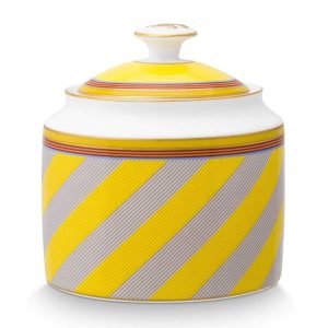 Chique Sarı Çizgili Şekerlik 550 ml