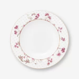 Beyaz Porselen Kahvaltı Tabağı 21 Cm Jolie Collection by Pip Studio