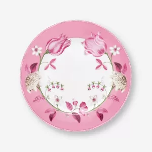 Pembe Porselen Kahvaltı Tabağı 23 Cm Jolie Collection by Pip Studio