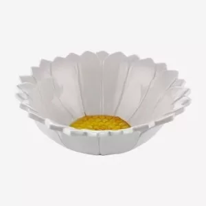 Beyaz Seramik Servis Kasesi 26 Cm Camomilla
