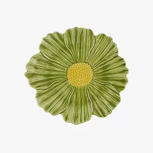 Yeşil Seramik Kahvaltı Tabağı 23 Cm Maria Flor Collection by Bordallo Pinheiro