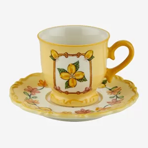 Turuncu Seramik İkili Kahve Fincan Seti 90 Ml Collection by Chiara Alessi