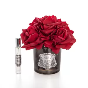 BUON ODORE Füme Cam Silver Kırmızı 5 Gül Luxury Home Perfume