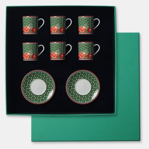 Hazeran 6'lı Kahve Fincanı - Model: Nar