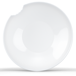 TASSEN Küçük Derin Tabaklar, Isırıklı, 2 Parçalı Set (18 cm)