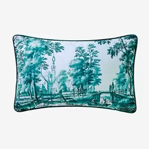 Yeşil Dekoratif Yastık 30X50 Cm Romance Collection by Chiara Alessi