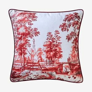 Kırmızı Dekoratif Yastık 43X43 Cm Romance Collection by Chiara Alessi