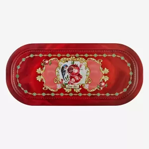 Kırmızı Metal Tepsi 37 Cm La Dolce Vita Collection by Chiara Alessi