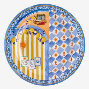 Chiara Alessi Mavi Melamin Yemek Tabağı 28 Cm CAMCA1080BL1