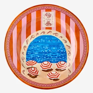 Chiara Alessi Turuncu Melamin Yemek Tabağı 28 Cm CAMCA1080BL2