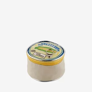 Yup! Mavi Vegan Deri Mısır Makyaj Çantası 10X6 Cm YU-COR-03